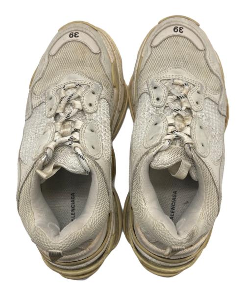 BALENCIAGA（バレンシアガ）BALENCIAGA (バレンシアガ) TRIPLE S/524036 アイボリー サイズ:26cmの古着・服飾アイテム