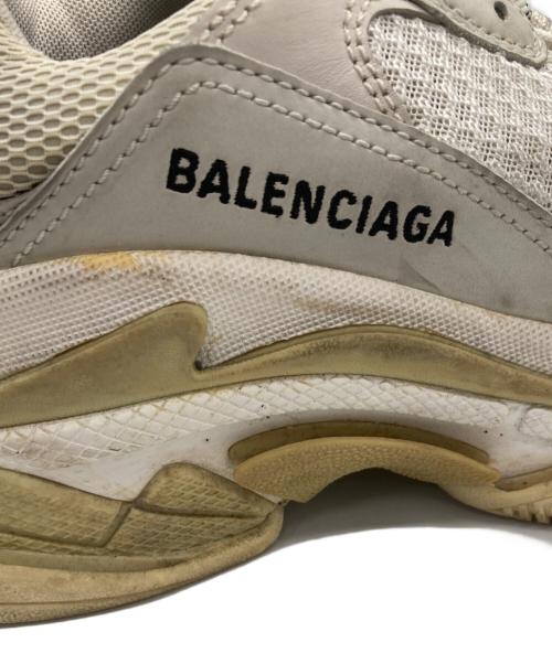 BALENCIAGA（バレンシアガ）BALENCIAGA (バレンシアガ) TRIPLE S/524036 アイボリー サイズ:26cmの古着・服飾アイテム