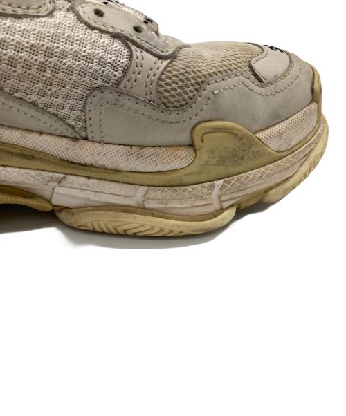 BALENCIAGA（バレンシアガ）BALENCIAGA (バレンシアガ) TRIPLE S/524036 アイボリー サイズ:26cmの古着・服飾アイテム