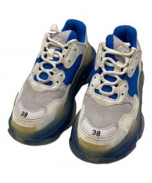 BALENCIAGA（バレンシアガ）の古着「Triple S/544351」｜ブルー×ホワイト