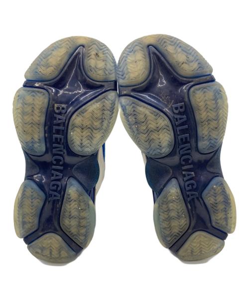 BALENCIAGA（バレンシアガ）BALENCIAGA (バレンシアガ) Triple S/544351 ブルー×ホワイト サイズ:25cmの古着・服飾アイテム