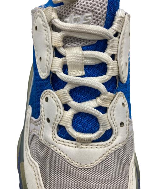 BALENCIAGA（バレンシアガ）BALENCIAGA (バレンシアガ) Triple S/544351 ブルー×ホワイト サイズ:25cmの古着・服飾アイテム