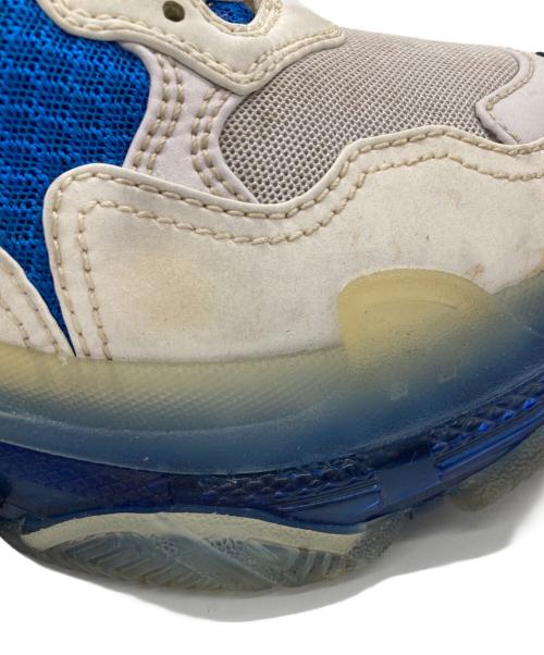 BALENCIAGA（バレンシアガ）BALENCIAGA (バレンシアガ) Triple S/544351 ブルー×ホワイト サイズ:25cmの古着・服飾アイテム