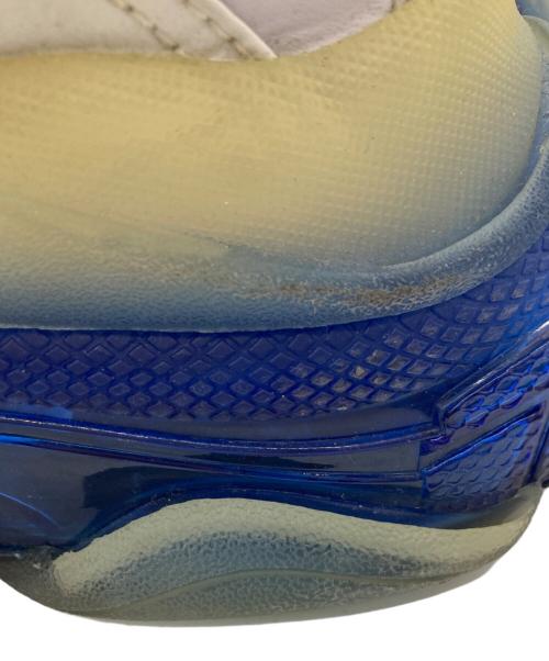 BALENCIAGA（バレンシアガ）BALENCIAGA (バレンシアガ) Triple S/544351 ブルー×ホワイト サイズ:25cmの古着・服飾アイテム