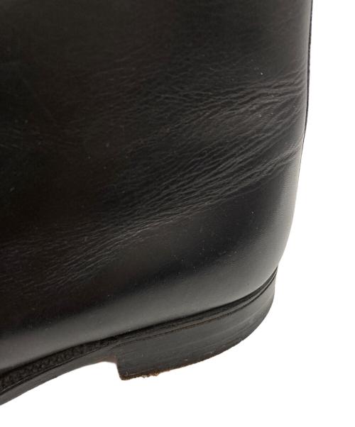 Crockett & Jones（クロケット＆ジョーンズ）Crockett & Jones (クロケット＆ジョーンズ) BARNEYS NEWYORK (バーニーズ・ニューヨーク) 別注レザーチャッカーブーツ ブラック サイズ:7Eの古着・服飾アイテム