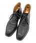Crockett & Jones（クロケット＆ジョーンズ）の古着「別注レザーチャッカーブーツ」｜ブラック