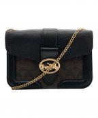 COACHコーチ）の古着「ジョージー クロスボディ シグネチャー バッグ/7287」｜ブラウン