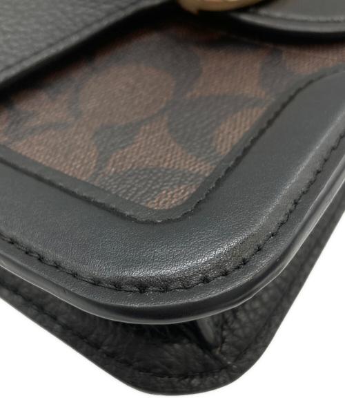 COACH（コーチ）COACH (コーチ) ジョージー クロスボディ シグネチャー バッグ/7287 ブラウンの古着・服飾アイテム