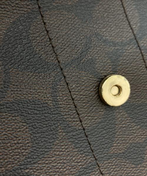 COACH（コーチ）COACH (コーチ) ジョージー クロスボディ シグネチャー バッグ/7287 ブラウンの古着・服飾アイテム