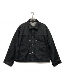 HARE×Wrangler（ハレ×ラングラー）の古着「デニムジャケット/WS9392」｜ブラック