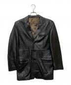 GAULTIER HOMME objetゴルチエオムオブジェ）の古着「3B レザージャケット」｜ブラック