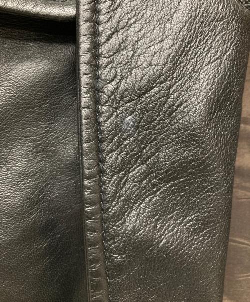 GAULTIER HOMME objet（ゴルチエオムオブジェ）GAULTIER HOMME objet (ゴルチエオムオブジェ) 3B レザージャケット ブラック サイズ:46の古着・服飾アイテム