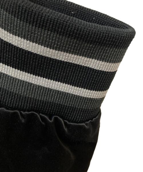 DIESEL（ディーゼル）DIESEL (ディーゼル) 刺繍ジップブルゾン ブラック サイズ:ＸＳの古着・服飾アイテム