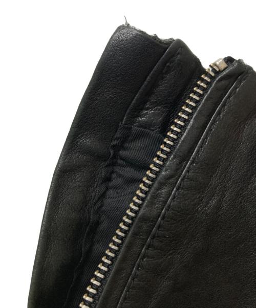 DIESEL（ディーゼル）DIESEL (ディーゼル) スタッズザーライダースジャケット ブラック サイズ:Ｓの古着・服飾アイテム