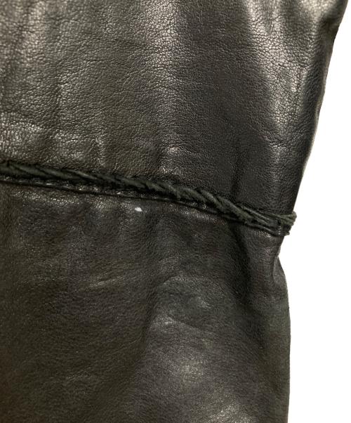 DIESEL（ディーゼル）DIESEL (ディーゼル) スタッズザーライダースジャケット ブラック サイズ:Ｓの古着・服飾アイテム