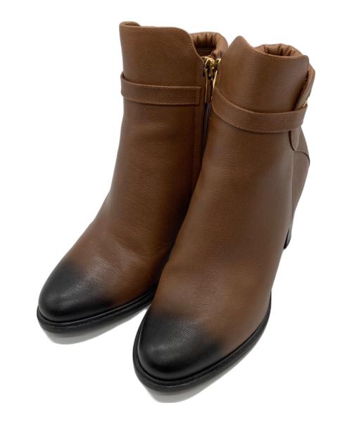 Salvatore Ferragamo（サルヴァトーレ フェラガモ）Salvatore Ferragamo (サルヴァトーレ フェラガモ) FLORIANブーツ ブラウン サイズ:7の古着・服飾アイテム