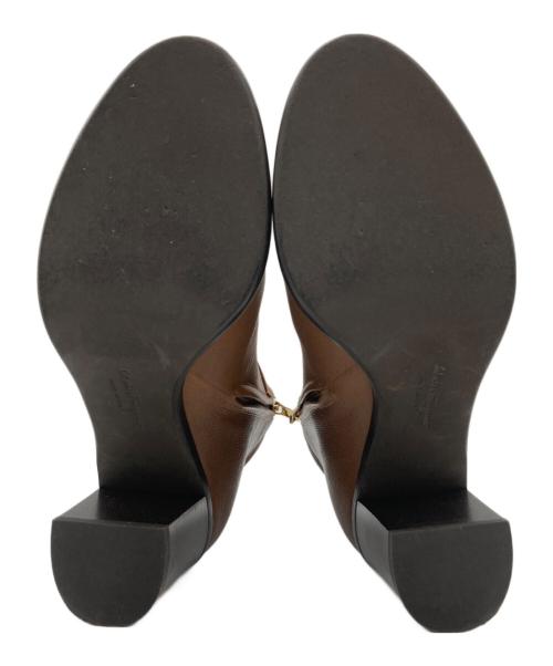 Salvatore Ferragamo（サルヴァトーレ フェラガモ）Salvatore Ferragamo (サルヴァトーレ フェラガモ) FLORIANブーツ ブラウン サイズ:7の古着・服飾アイテム