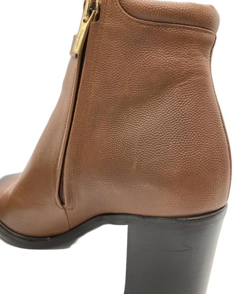 Salvatore Ferragamo（サルヴァトーレ フェラガモ）Salvatore Ferragamo (サルヴァトーレ フェラガモ) FLORIANブーツ ブラウン サイズ:7の古着・服飾アイテム