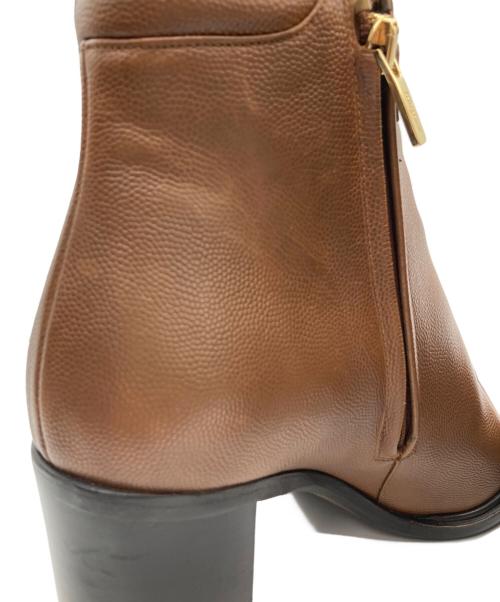 Salvatore Ferragamo（サルヴァトーレ フェラガモ）Salvatore Ferragamo (サルヴァトーレ フェラガモ) FLORIANブーツ ブラウン サイズ:7の古着・服飾アイテム