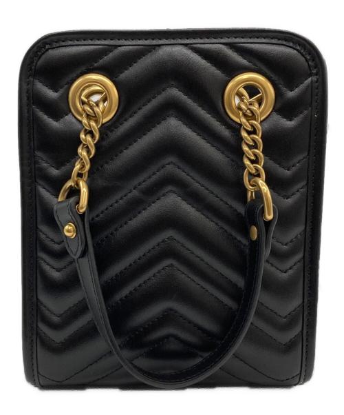 GUCCI（グッチ）GUCCI (グッチ) GG MARMONT DTDHT バッグ/696123 ブラックの古着・服飾アイテム