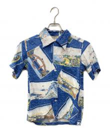 Sun Surf×葛飾北斎（サンサーフ×カツシカホクサイ）の古着「江戸五景 半袖シャツ/SS38469」｜ブルー