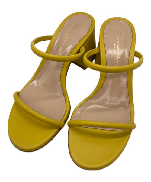 Gianvito Rossi（ジャンヴィト ロッシ）Gianvito Rossi (ジャンヴィト ロッシ) サンダル イエロー サイズ:35の古着・服飾アイテム