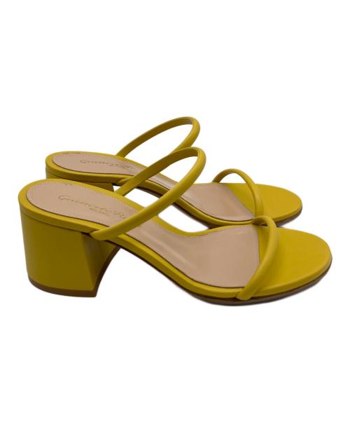 Gianvito Rossi（ジャンヴィト ロッシ）Gianvito Rossi (ジャンヴィト ロッシ) サンダル イエロー サイズ:35の古着・服飾アイテム