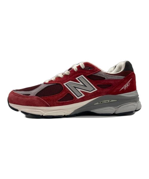 NEW BALANCE（ニューバランス）NEW BALANCE (ニューバランス) 990V3/ローカットスニーカー/M990TF3 レッド サイズ:26cmの古着・服飾アイテム