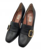 BALLYバリー）の古着「JANELLE ヒールローファー」｜ブラック