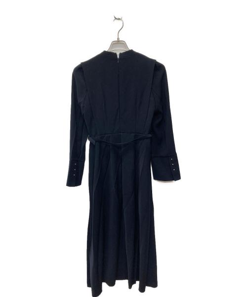 anuans（アニュアンス）anuans (アニュアンス) ダブルサテンクラシカルワンピース/1525530085-0 ネイビー サイズ:Ｍの古着・服飾アイテム