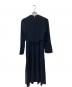 anuans (アニュアンス) ダブルサテンクラシカルワンピース/1525530085-0 ネイビー サイズ:Ｍ：13000円