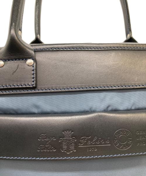 Felisi（フェリージ）Felisi (フェリージ) ナイロンビジネストートバッグ ブルーの古着・服飾アイテム