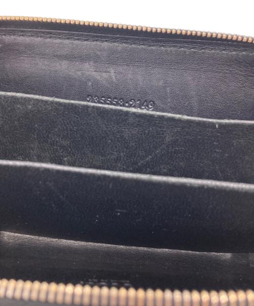 GUCCI（グッチ）GUCCI (グッチ) ラウンドファスナーコインケース ブラックの古着・服飾アイテム