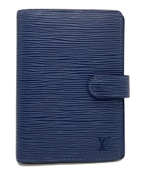 LOUIS VUITTON（ルイ ヴィトン）LOUIS VUITTON (ルイ ヴィトン) アジェンダMM/手帳カバー/R2004G ブルーの古着・服飾アイテム