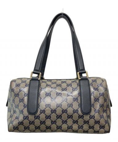 美品!! グッチ GUCCI ミニバッグ 中古・古着通販】GUCCI (グッチ) ミニボストンPVCレザーバッグ/257289