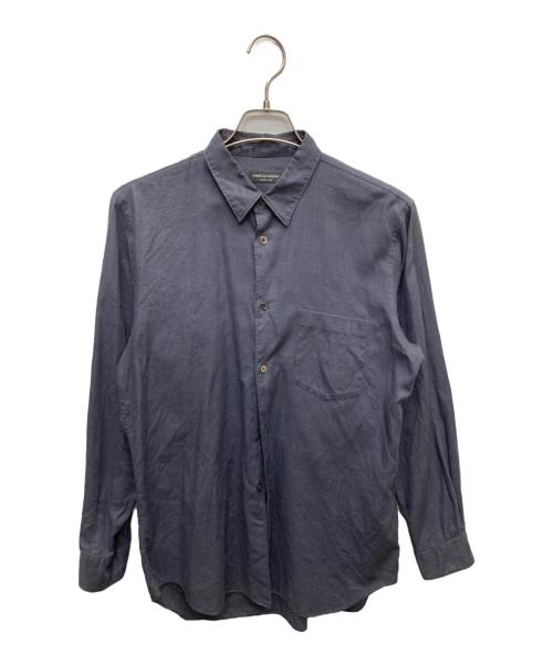 COMME des GARCONS HOMME PLUS（コムデギャルソンオムプリュス）COMME des GARCONS HOMME PLUS (コムデギャルソンオムプリュス) レギュラーカラーチェックシャツ/PB-040440 ネイビー サイズ:Freeの古着・服飾アイテム