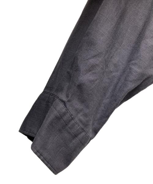 COMME des GARCONS HOMME PLUS（コムデギャルソンオムプリュス）COMME des GARCONS HOMME PLUS (コムデギャルソンオムプリュス) レギュラーカラーチェックシャツ/PB-040440 ネイビー サイズ:Freeの古着・服飾アイテム