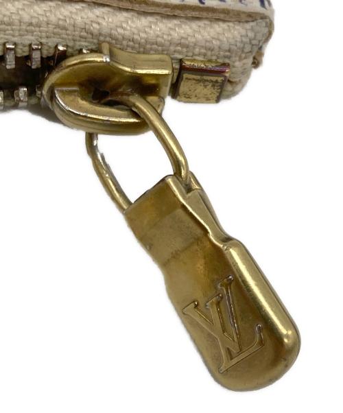 LOUIS VUITTON（ルイ ヴィトン）LOUIS VUITTON (ルイ ヴィトン) ポシェット・クレ ホワイトの古着・服飾アイテム