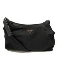 PRADA（プラダ）の古着「ナイロンワンショルダーバッグ/B9715」｜ブラック