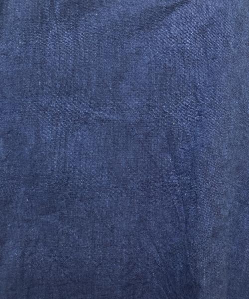 LUIGI BORRELLI（ルイジボレッリ）LUIGI BORRELLI (ルイジボレッリ) リネンコットンポプリンカプリカジュアルシャツ/SR44869 ブルー サイズ:ＸＸＬの古着・服飾アイテム