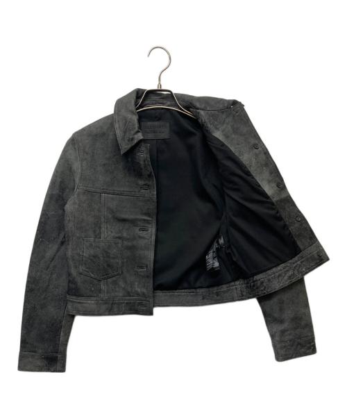 ALL SAINTS（オールセインツ）ALL SAINTS (オールセインツ) REMY SUEDE TRUCKER JACKET/WL586Z ブラック サイズ:UK4の古着・服飾アイテム