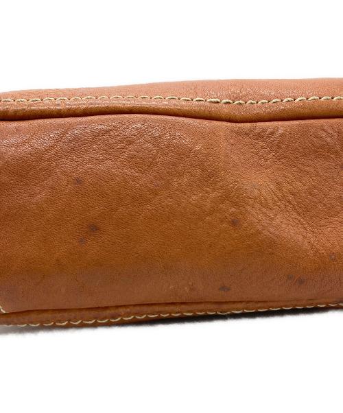 土屋鞄（ツチヤカバン）土屋鞄 (ツチヤカバン) スクエアレザーショルダーバッグ ベージュの古着・服飾アイテム