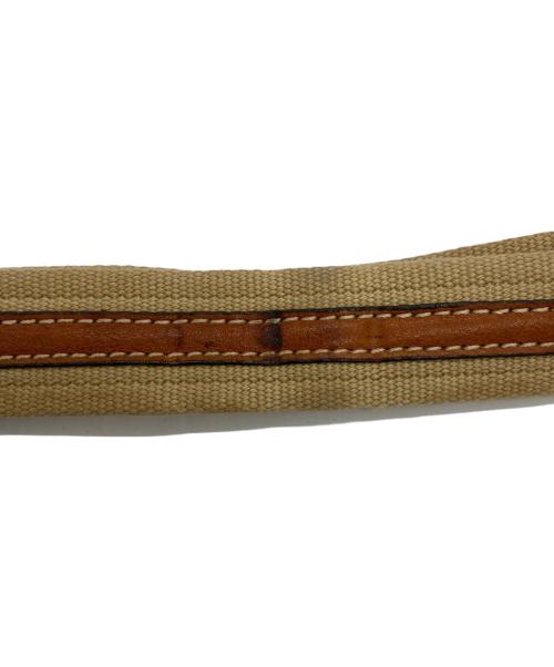 土屋鞄（ツチヤカバン）土屋鞄 (ツチヤカバン) スクエアレザーショルダーバッグ ベージュの古着・服飾アイテム