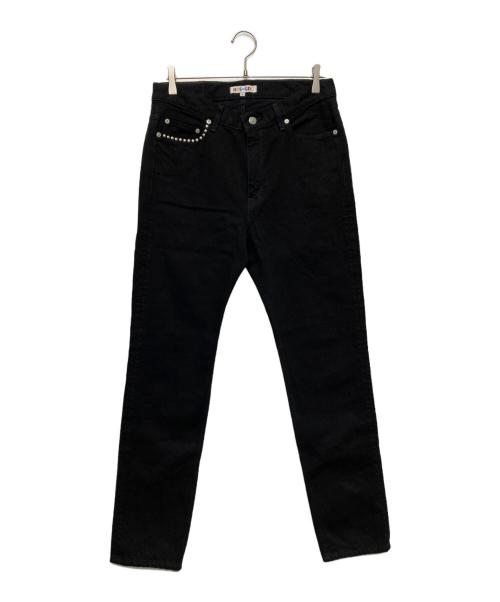 Hysteric Glamour（ヒステリックグラマー）Hysteric Glamour (ヒステリックグラマー) GDC (ジーディーシー) ブラックデニムパンツ/GD0233 ブラック サイズ:Ｍ 未使用品の古着・服飾アイテム