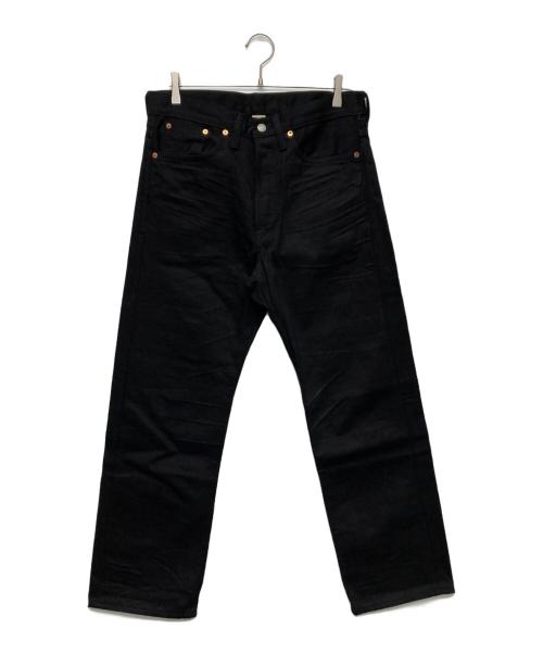 DOUBLE RL（ダブルアールエル）DOUBLE RL (ダブルアールエル) セルビッチブラックデニムパンツ/782921816001 ブラック サイズ:31の古着・服飾アイテム