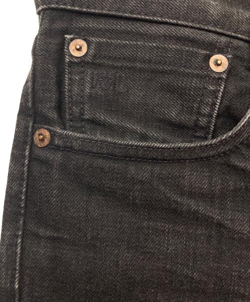 RRL（ダブルアールエル）RRL (ダブルアールエル) スリムフィットセルビッチデニムパンツ ブラック サイズ:W28の古着・服飾アイテム