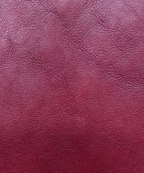 acanthus（アカンサス）acanthus (アカンサス) レザースタジアムジャケット/LST1101 レッド サイズ:Ｍの古着・服飾アイテム