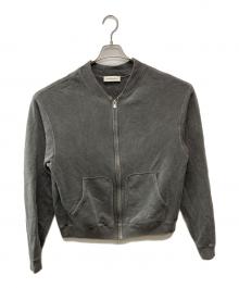 SIMPLY COMPLICATED（シンプリーコンプリケイティド）の古着「CORE LOOPWHEEL ZIP OVER CREW/25SS4003」｜グレー