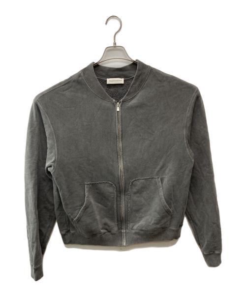 SIMPLY COMPLICATED（シンプリーコンプリケイティド）SIMPLY COMPLICATED (シンプリーコンプリケイティド) CORE LOOPWHEEL ZIP OVER CREW/25SS4003 グレー サイズ:Ｍの古着・服飾アイテム