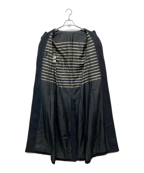 Jean Paul Gaultier FEMME（ジャンポールゴルチエ フェム）Jean Paul Gaultier FEMME (ジャンポールゴルチエ フェム) アンゴラウールスーパーロングコート ブラック サイズ:40の古着・服飾アイテム